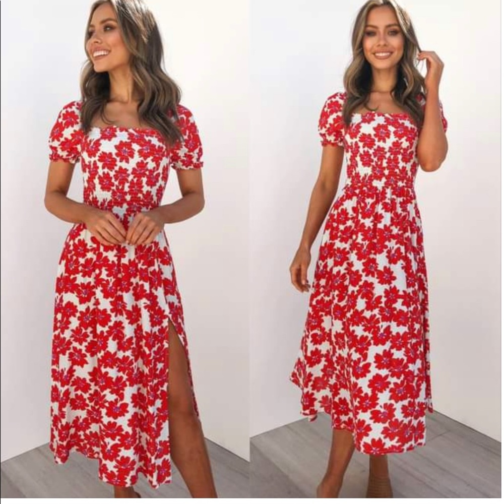 pedal and pup smoked summer dress